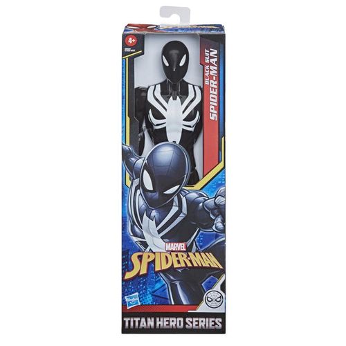Spiderman Figura de Acción Titán Black Suit