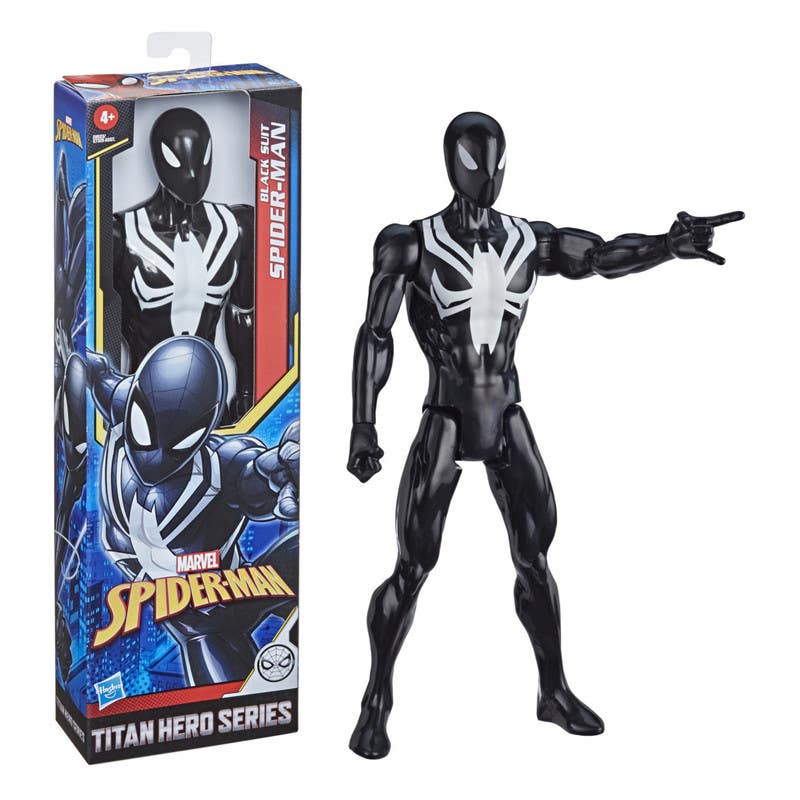 Hasbro-Marvel-Spider-man-Figura-Titan-Black-Suit-E8523
