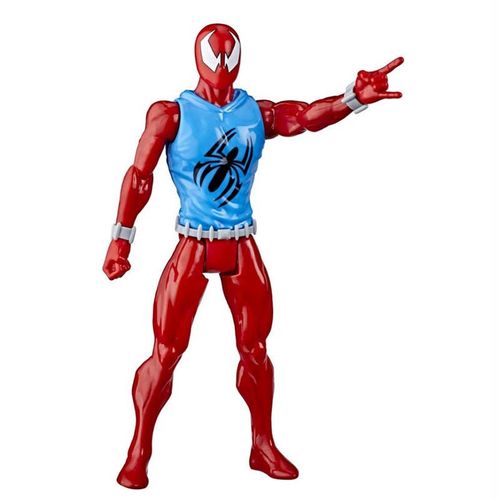 Spiderman Scarlet Spider Figura de Acción Titán E8521