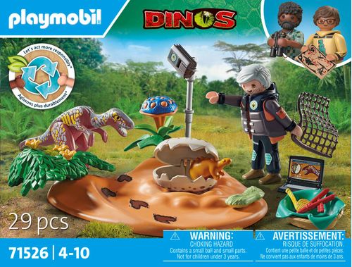 Playmobil Dinosaurios Playseet Nido de Estegosaurio con Ladrón