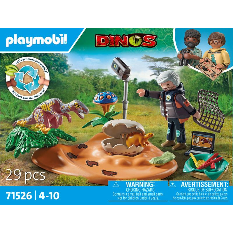 Playmobil-Dinosaurios-Playseet-Nido-de-Estegosaurio-con-Ladron