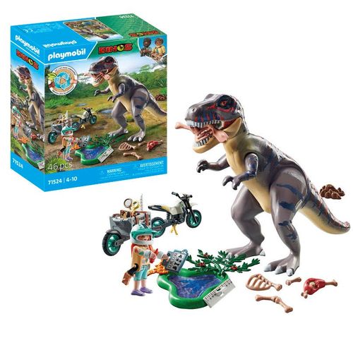 Playmobil Dinosaurio T-Rex y Rastreador