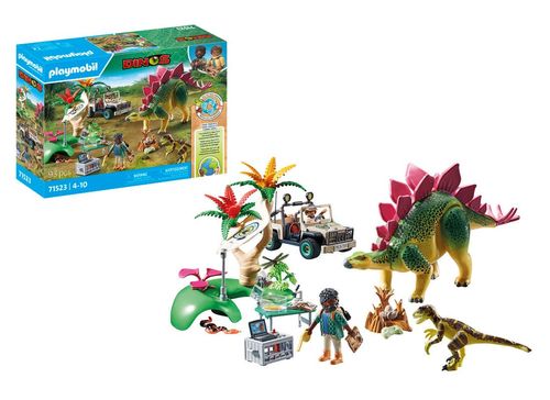 Playmobil Dinosaurios Set de Juegos Campamento de Investigación
