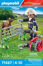 Playmobil-Set-de-Juegos-Bomberos-Rescate-Animal