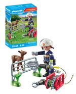 Playmobil-City-Action-bomberos-rescate-de-animal-71467