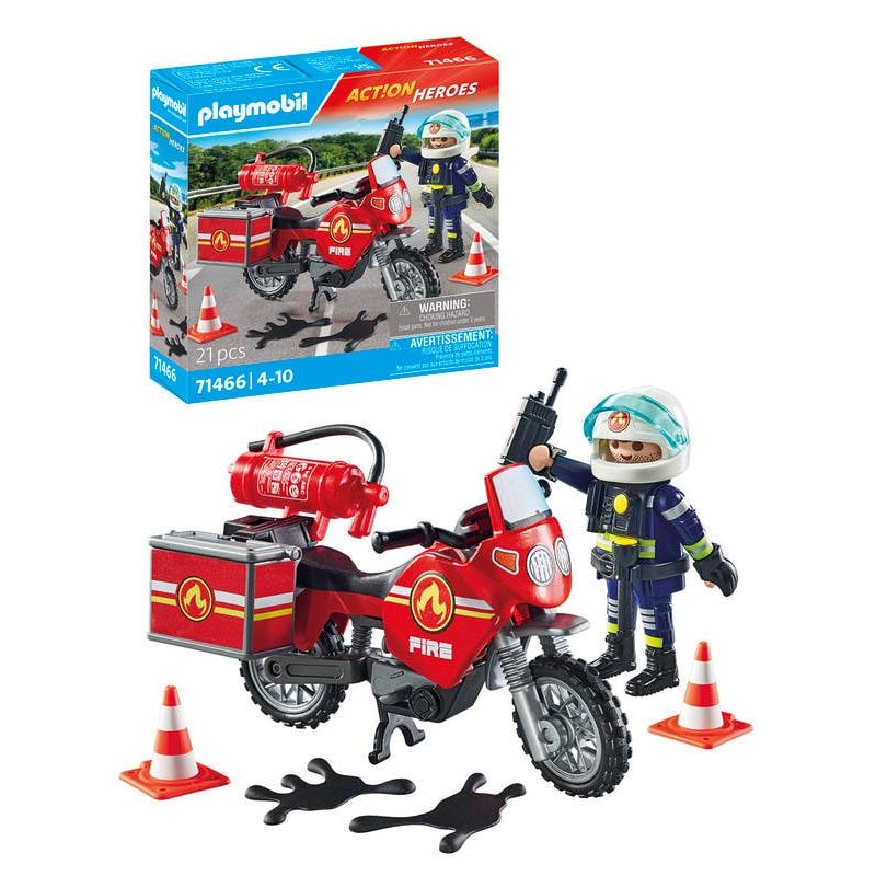 Playmobil-City-Action-Moto-de-bomberos-71466
