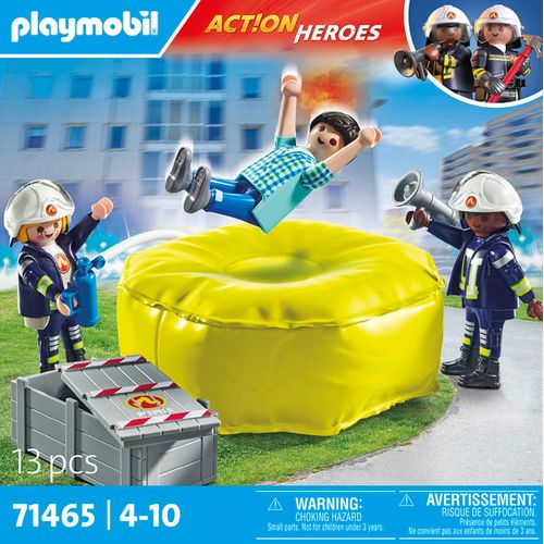 Playmobil Set de Juegos  Bomberos con Colchoneta