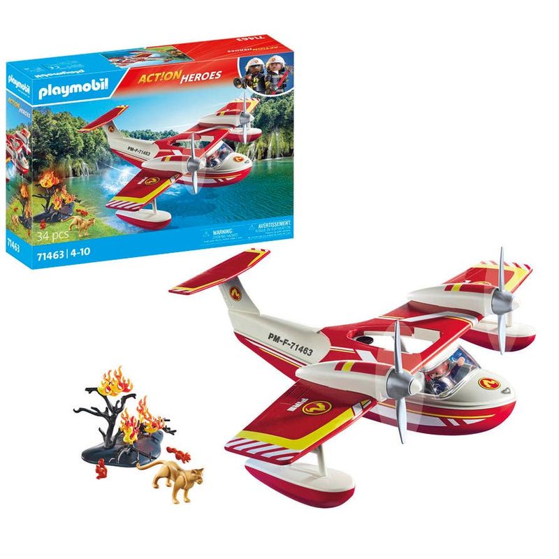 Playmobil-City-Action-Hidroavion-de-bomberos-71463
