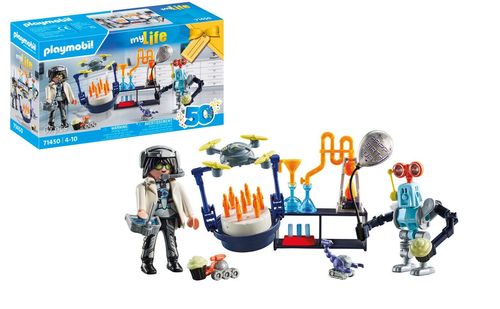 Playmobil Set de Juegos Investigador con Robots