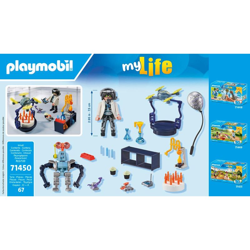 Playmobil-Gift-Sets-Investigador-con-robots-71450