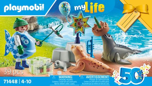 Playmobil Set de Juegos Cuidador de Animales