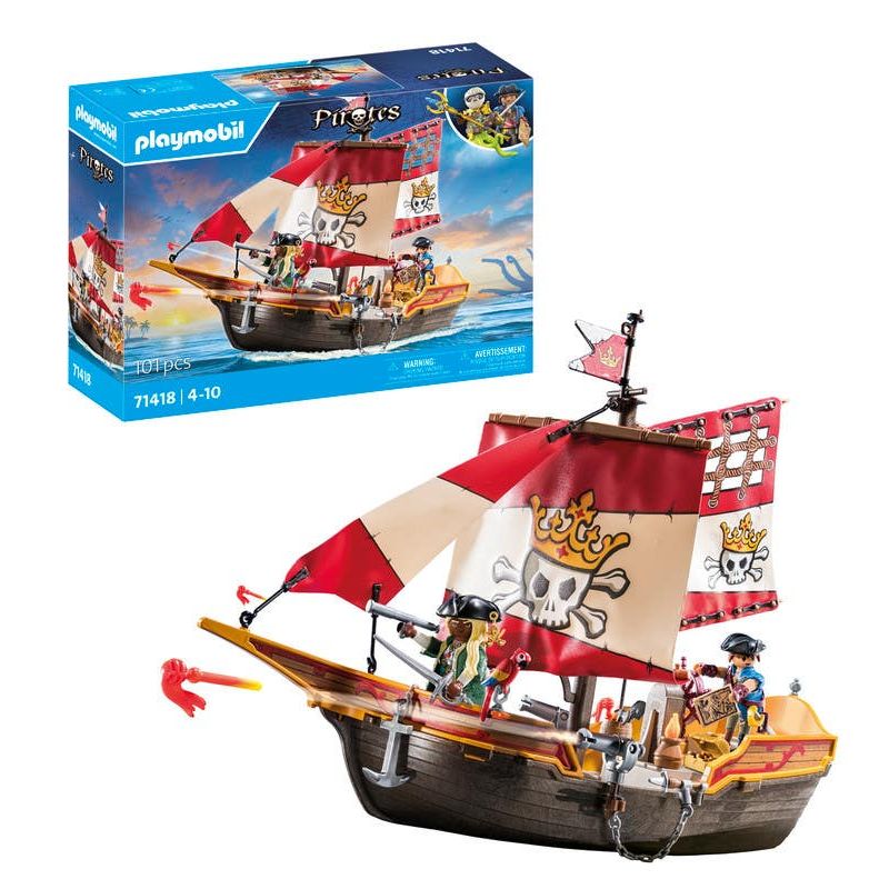 Playmobil-Pirates-Barco-pirata-71418