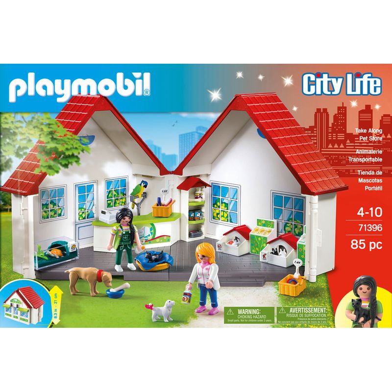 Playmobil-Set-de-Juegos-Tienda-de-Mascotas-Portatil