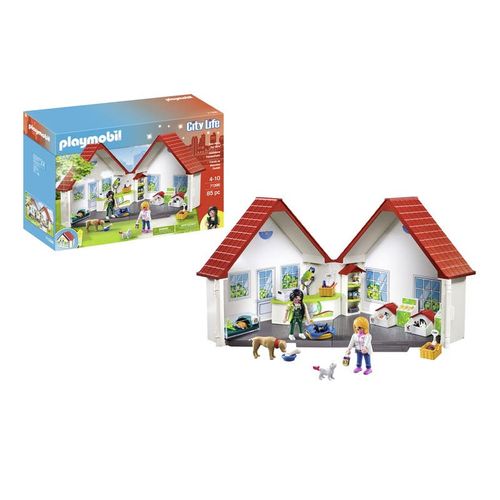 Playmobil Set de Juegos Tienda de Mascotas Portátil