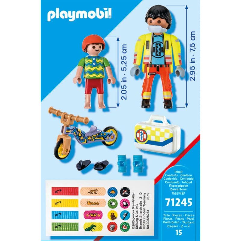 Playmobil-Rescue-Paramedico-con-paciente-71245