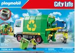 Playmobil-City-Life-Vehiculo-Camion-de-Reciclaje