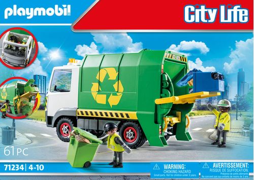Playmobil City Life Vehículo Camión de Reciclaje