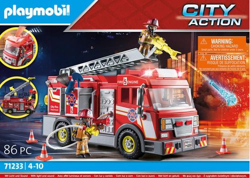 Playmobil Rescue Vehículo Camión de Bomberos