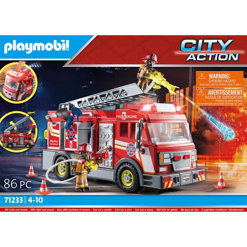 Playmobil-Rescue-Camion-de-Bomberos-71233