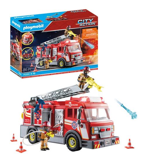 Playmobil Rescue Vehículo Camión de Bomberos