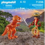 Playmobil-DuoPack-Aventurero-con-T-Rex-71206