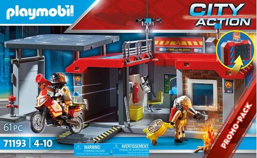 Playmobil Set de Juego City Action Parque de Bomberos