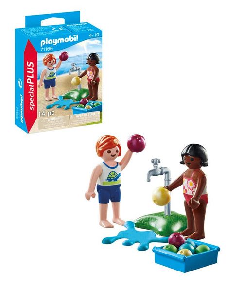 Playmobil Muñeco Niños con Globos de Agua