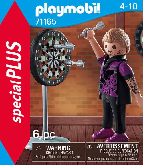 Playmobil Muñeco Jugador de Dardos