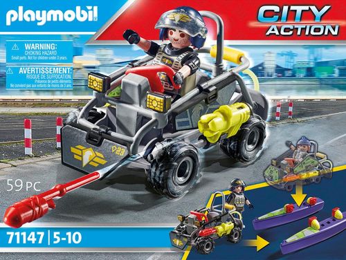 Playmobil Rescue Quad Multiterreno Anfibio
