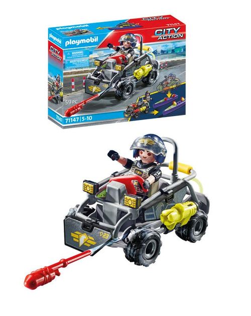 Playmobil Rescue Quad Multiterreno Anfibio