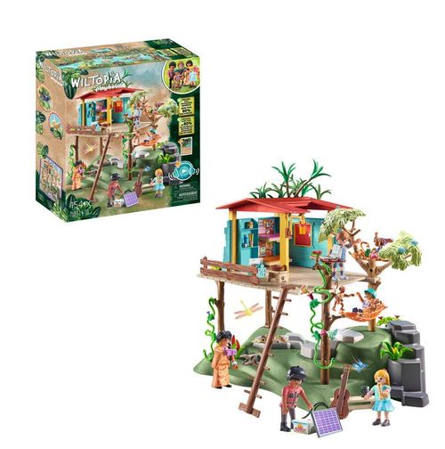 Playmobil Wiltopia Set de Juego Casa del Árbol Familiar