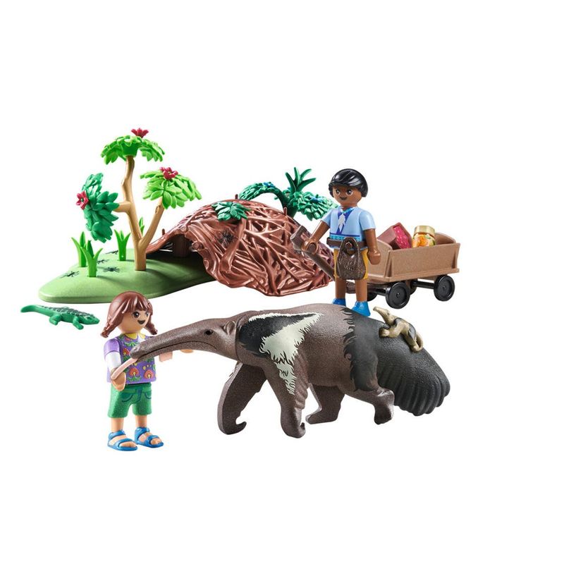 Playmobil-Wiltopia-Cuidado-del-Oso-Hormiguero-71012