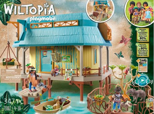 Playmobil Wiltopia Set de Juego Centro de Cuidados de Animales
