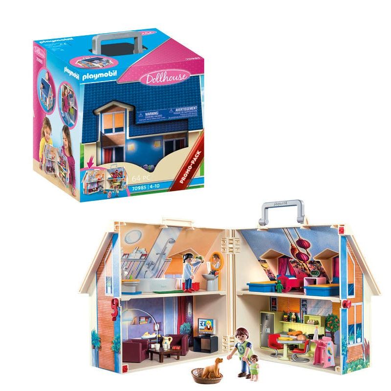 Playmobil-City-Life-Casa-de-Muñecas-Maletin-70985
