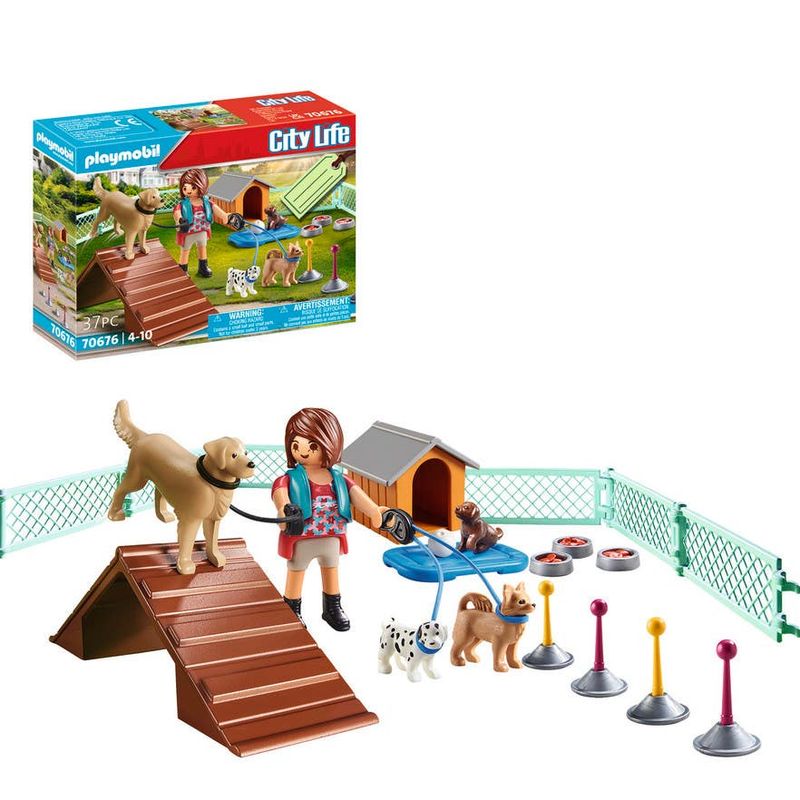 Playmobil-Gift-Sets-Entrenadora-de-Perros-70676