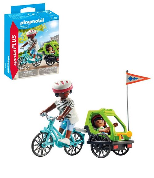 Playmobil Muñeca Mamá en Excursión en Bicicleta