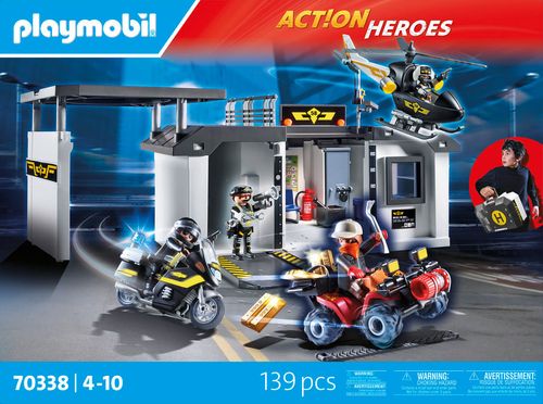 Playmobil Set de Juego Comisaría Fuerzas Especiales