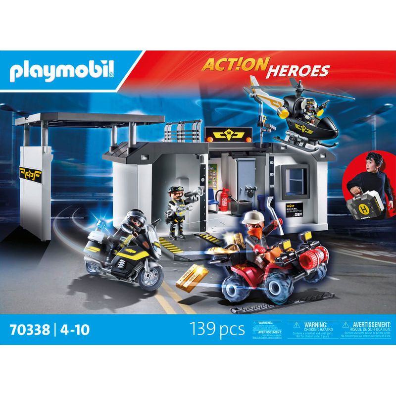 Playmobil-Set-de-Juego-Comisaria-Fuerzas-Especiales