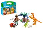 Playmobil-Carrying-Case-Dinosaurios-y-Explorador-70108