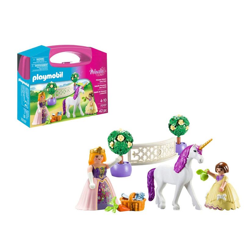 Playmobil-Carrying-Case-Princesas-y-Unicornio-70107
