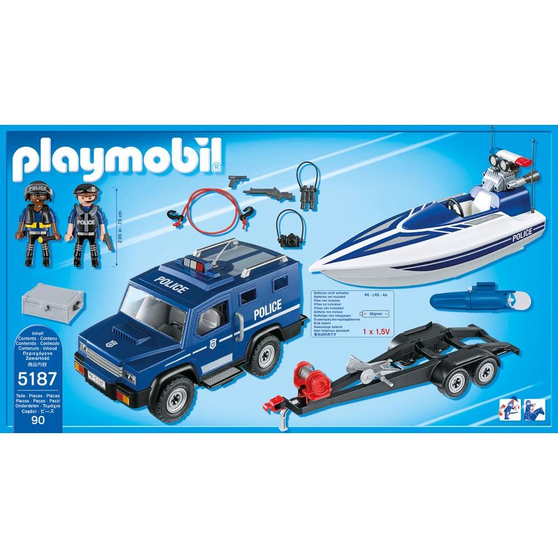 Playmobil-Rescue-Coche-Policia-con-Lancha-5187