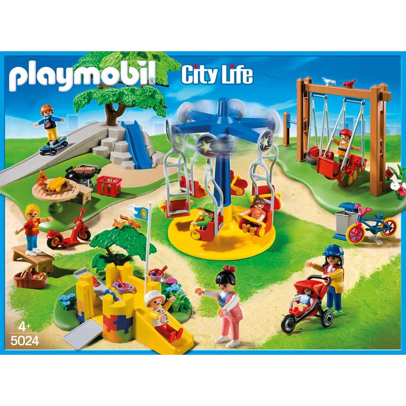 Playmobil-City-Life-Set-de-Juego-Parque-Infantil