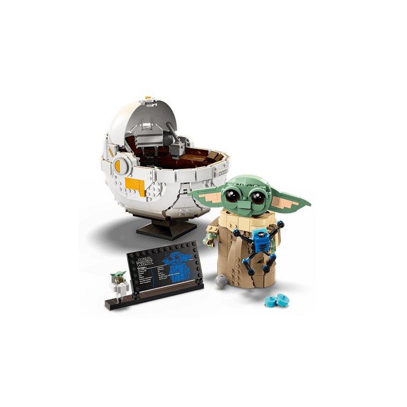 LEGO-Star-Wars--Grogu™-con-Coche-Flotante-75403