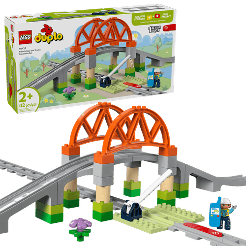 LEGO DUPLO Town Set de Expansión: Puente y Vías de Tren 10426