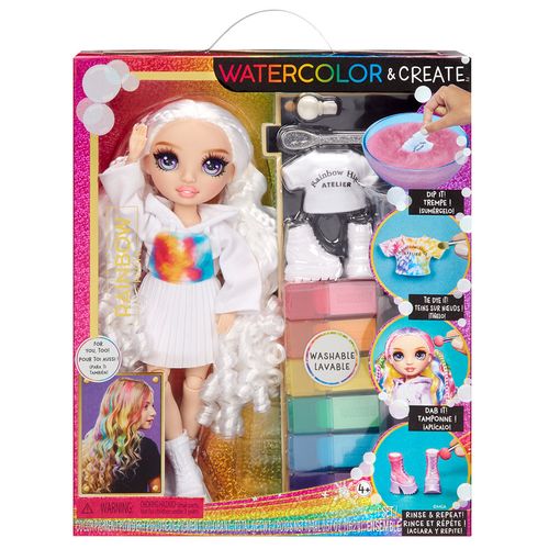 Muñeca Rainbow High Color & Create New Theme Purple Eyes 507581