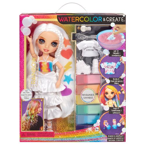 Muñeca Rainbow High Color & Create New Theme Brown Eyes 507598