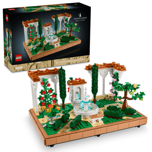 LEGO Icons Jardín con Fuente 10359