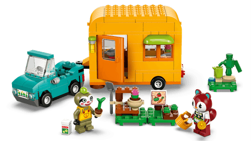 LEGO Animal Crossing Caravana y puesto de flores de Gandulio 77054