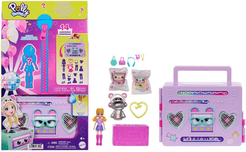 Polly Pocket Mini Fiesta Discot Reveal Amarillo