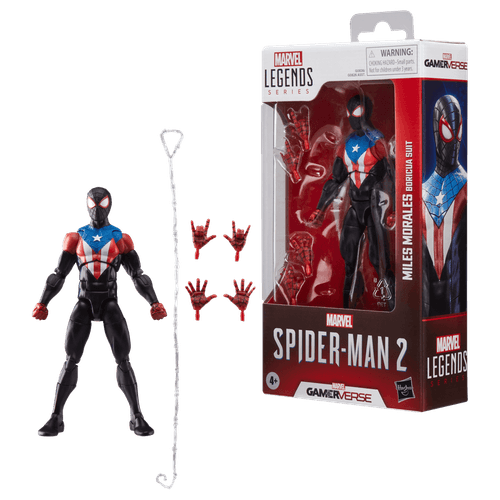 PREVENTA  Hasbro Marvel Legends Series Spiderman 2 Miles Morales Boricua Suit G0836